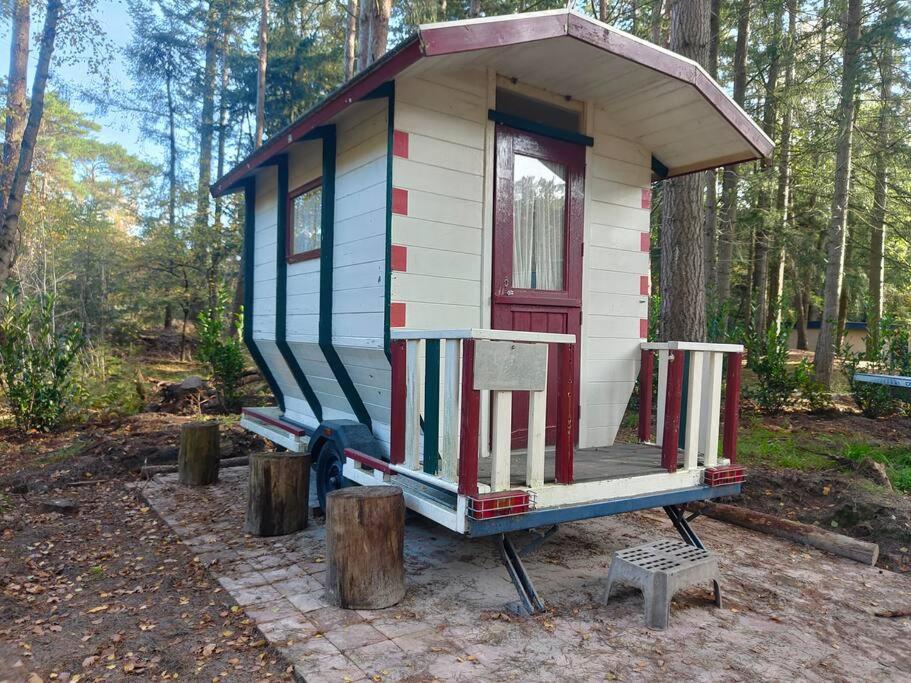 Kindvriendelijke Bungalow In Het Bos Bij Zwemmeer. Vilsteren Exterior photo